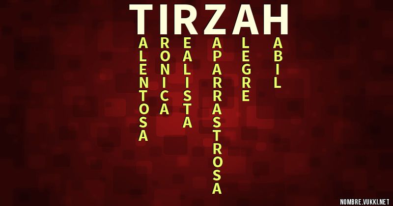 Acróstico tirzah