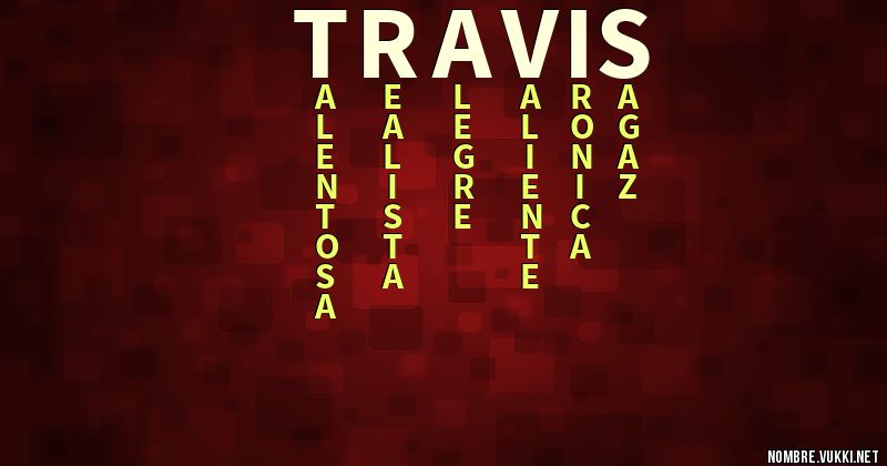 Acróstico travis