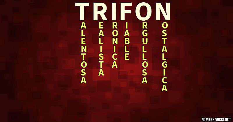 Acróstico trifon
