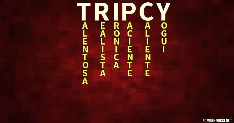 Acróstico tripcy