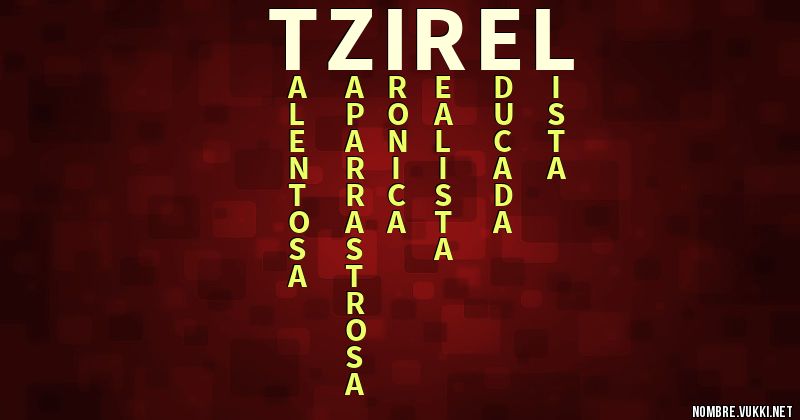 Acróstico tzirel