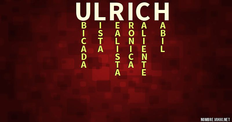 Acróstico ulrich