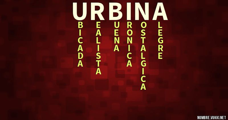 Acróstico urbina