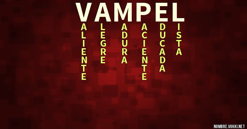 Acróstico vampel