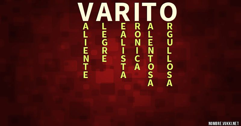 Acróstico varito