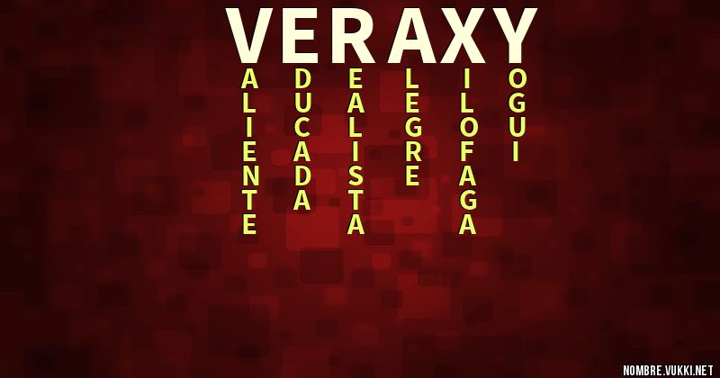 Acróstico veraxy