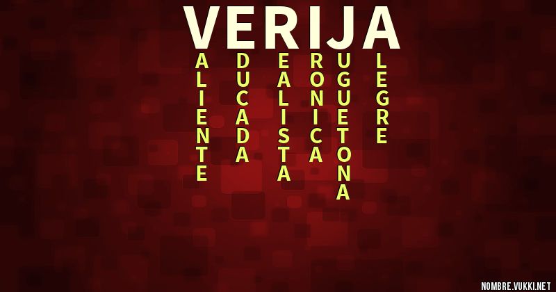 Acróstico verija