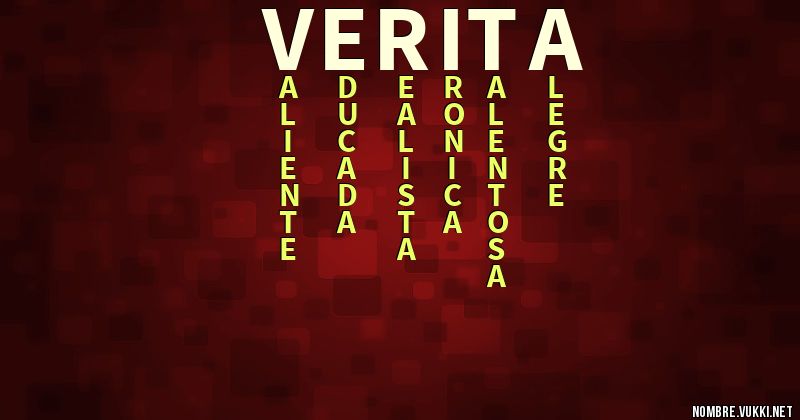 Acróstico verita