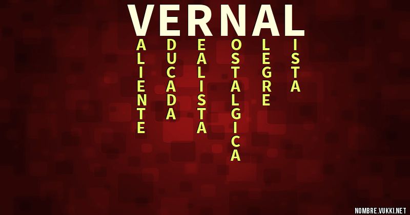 Acróstico vernal