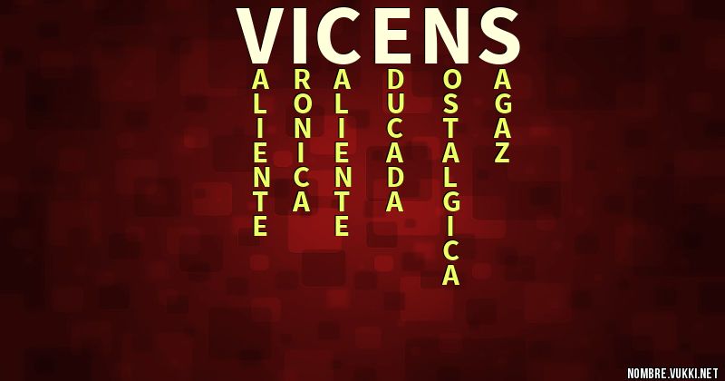 Acróstico vicens