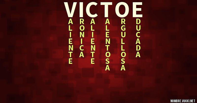 Acróstico victoe