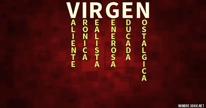 Acróstico virgen