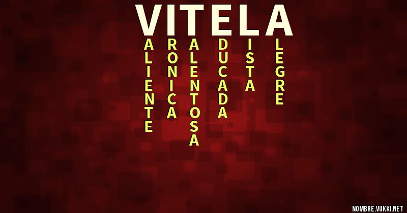 Acróstico vitela