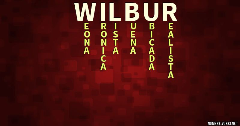 Acróstico wilbur