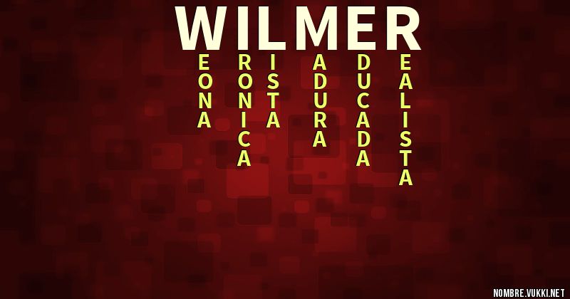 Acróstico wilmer