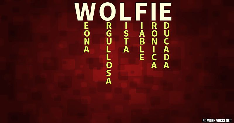 Acróstico wolfie