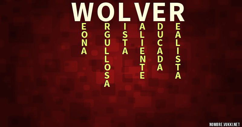 Acróstico wolver