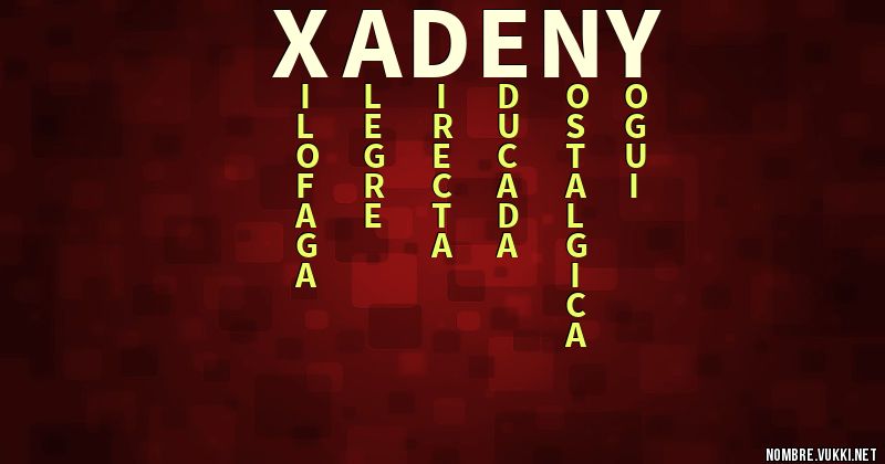 Acróstico xadeny