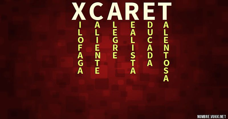 Acróstico xcaret