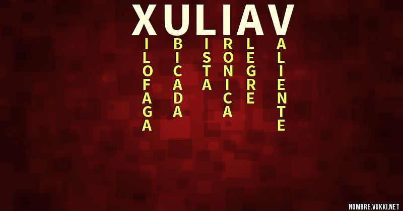 Acróstico xuliav