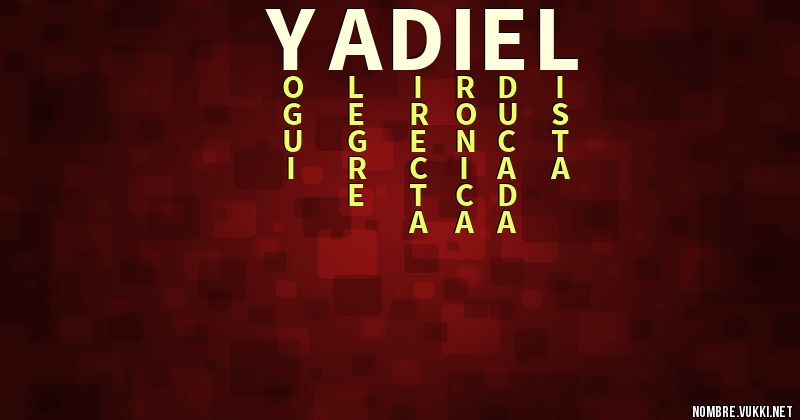 Acróstico yadiel