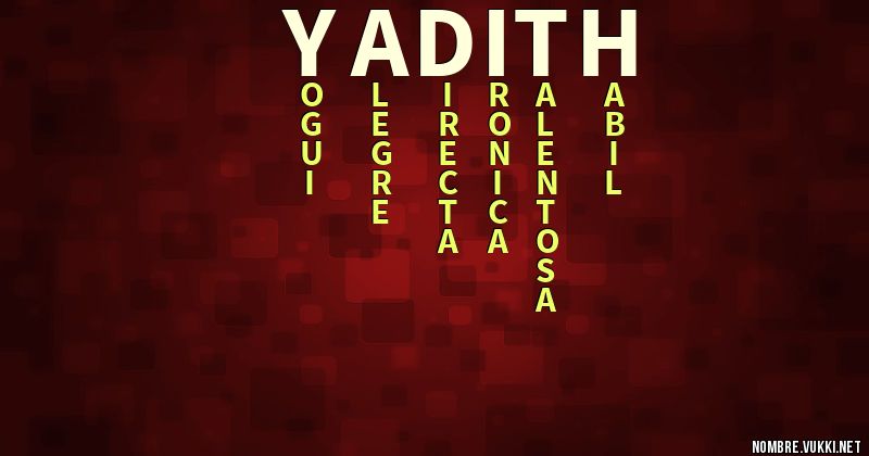 Acróstico yadith