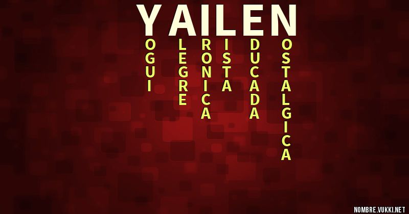Acróstico yailen