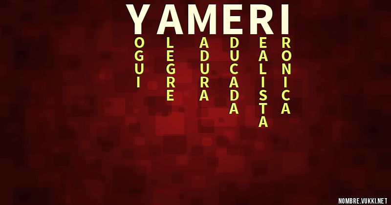 Acróstico yameri