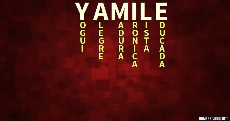Acróstico yamilé