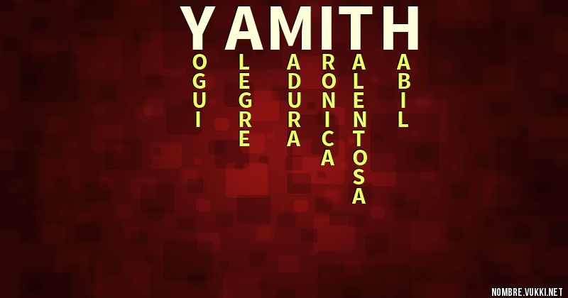 Acróstico yamith