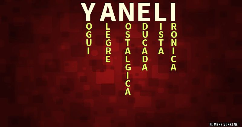 Acróstico yaneli