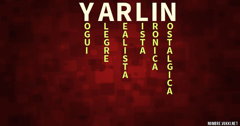 Acróstico yarlin