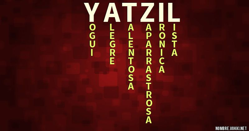 Acróstico yatzil