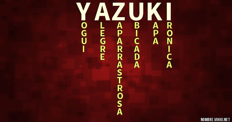 Acróstico yazuki