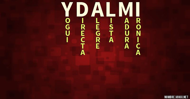 Acróstico ydalmi