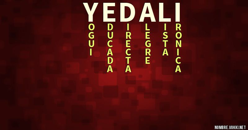 Acróstico yedali