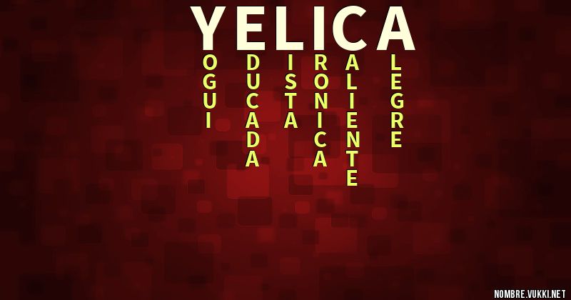 Acróstico yelica