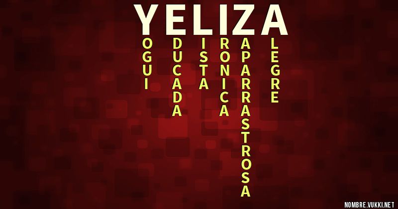 Acróstico yeliza