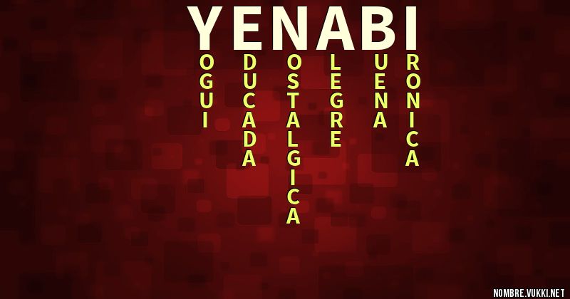 Acróstico yenabi