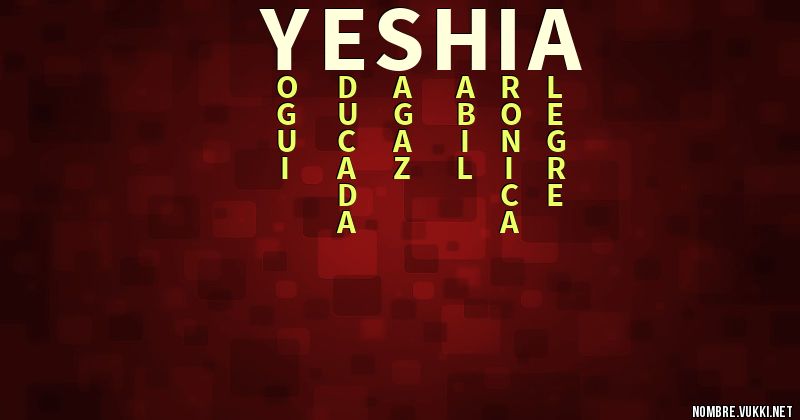 Acróstico yeshia