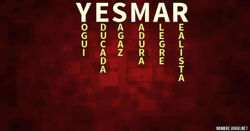 Acróstico yesmar