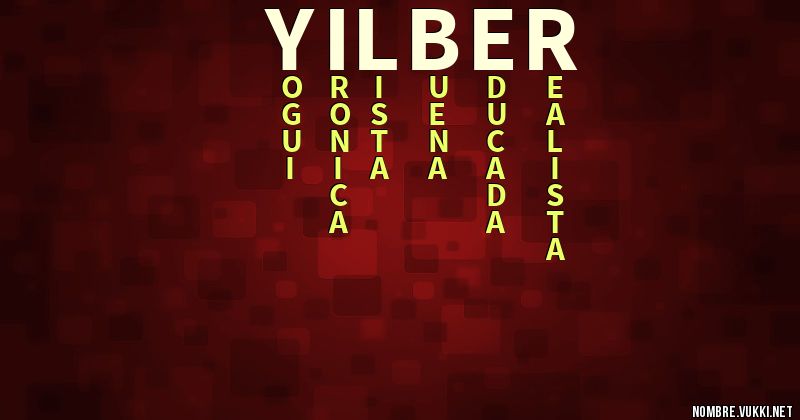 Acróstico yilber