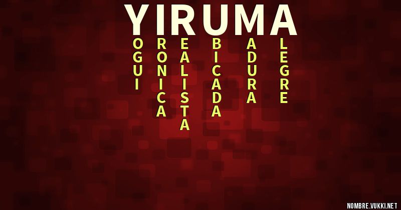 Acróstico yiruma
