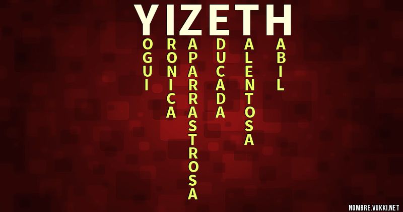 Acróstico yizeth