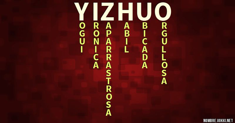 Acróstico yizhuo