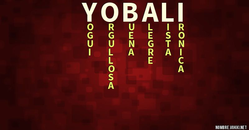 Acróstico yobali