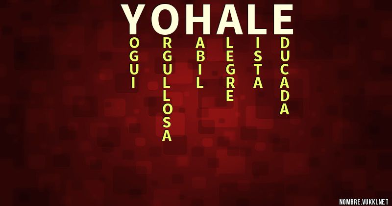 Acróstico yohale