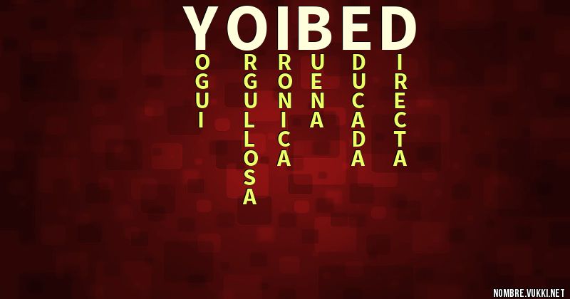 Acróstico yoibed