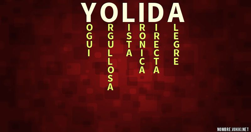 Acróstico yolida