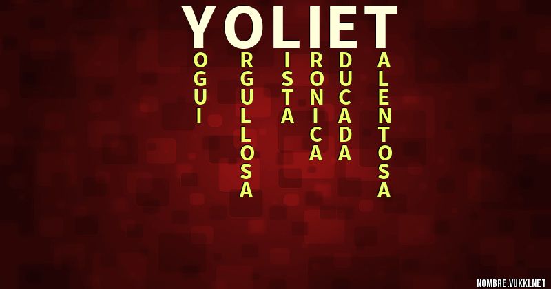 Acróstico yoliet